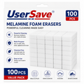 100-Pack Magic Cleaning Sponges – Melamine Foam Erasers for Kitchen and Bathroom Use