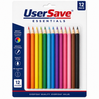 12-Pack Colouring Pencils – Vibrant Pre-Sharpened Wooden Pencils for Drawing & Sketching