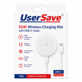 Magnetic Wireless Charger Pad for MagSafe iPhone and AirPods With USB-C Cable