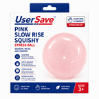 Pink Slow Rise Squishy Stress Ball – Soft Sensory Squeeze Toy for Kids & Adults