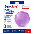 Purple Slow Rise Sensory Stress Ball – Soft Squishy Fidget Toy for Relaxation