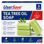 Tea Tree Oil Soap Bar – Handmade Deep Cleansing Soap for Dry Skin